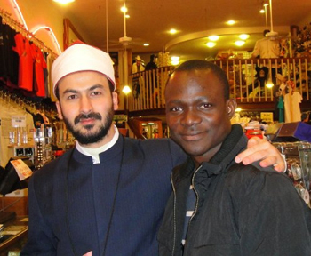 The opportunity to get to know the American people ... has been the most important aspect of my Fulbright program,” says Imam Muhammed Abulezz (left).