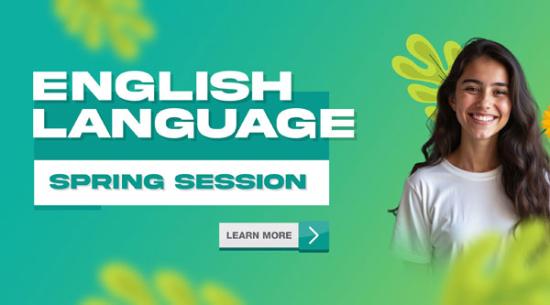 English Language Winter Session banner