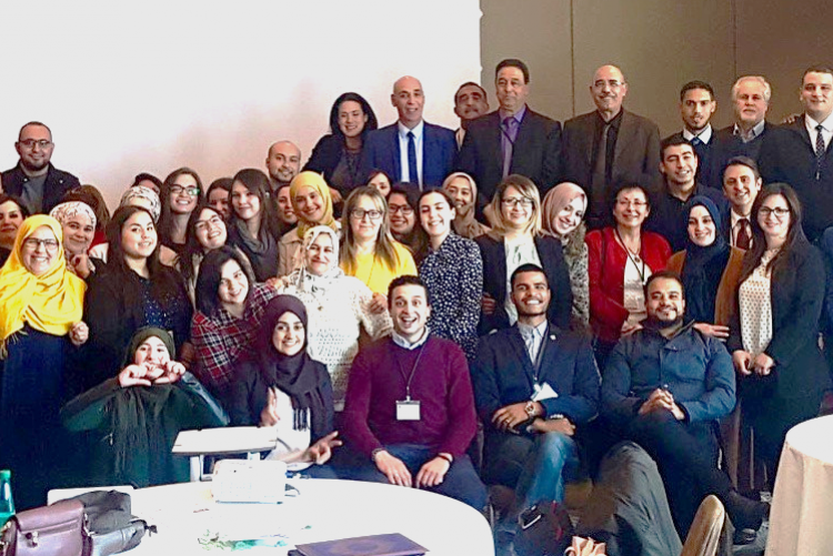 Attendees of the March 17, 2018, forum in Algiers.