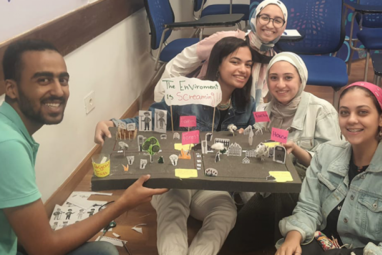 Egyptian  youth addressing environmental challenges using STEM