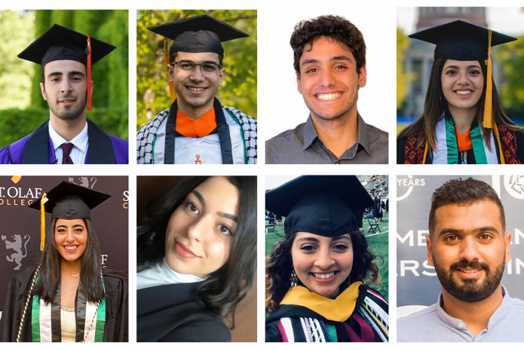 Collage of the eight Hope Fund graduates
