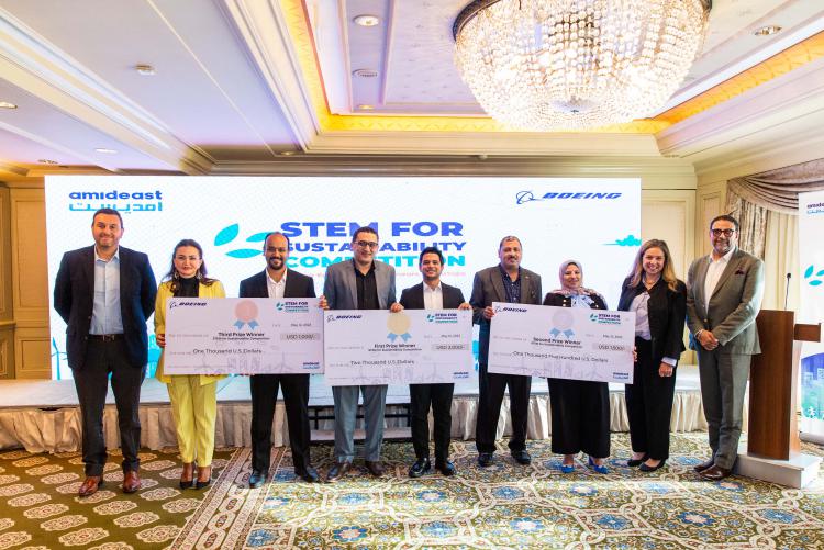 الفائزين في أول مسابقة STEM 2023 للاستدامة في مصر
