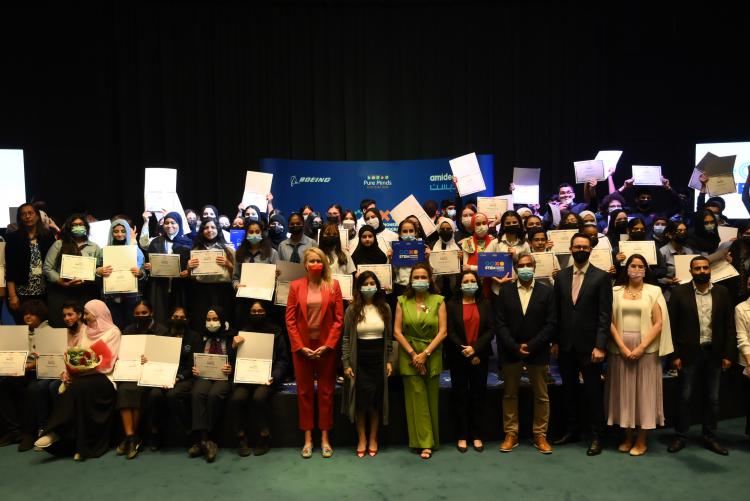 Student graduates of STEM Pioneer Program in Dubai