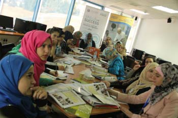 High school graduates in Jordan improved their chances of employment through the Skills for Success training program. 