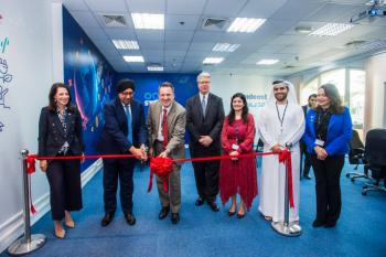 Amideast & Boeing representatives launch the new STEM initiatives