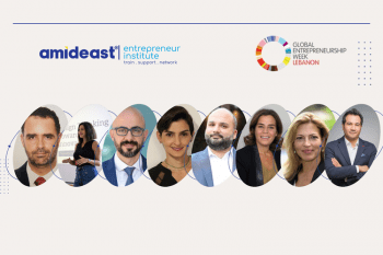 Global Entrepreneurship Week Speakers at the Amideast Entrepreneur Institute