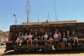 Fall 2019 students at the Hejaz Railway stop in Wadi Rum, Jordan.