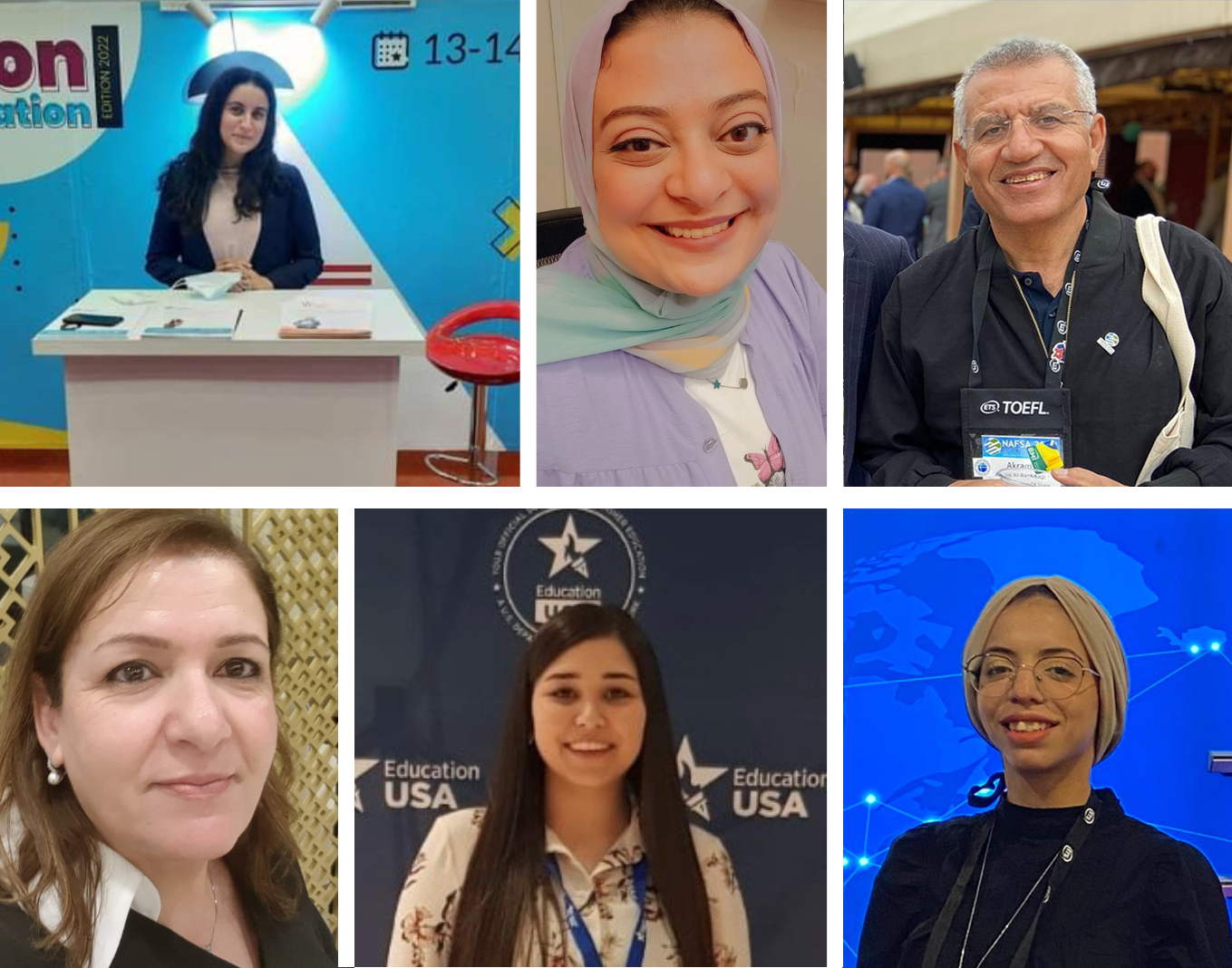 Six EducationUSA Award-winning Advisers