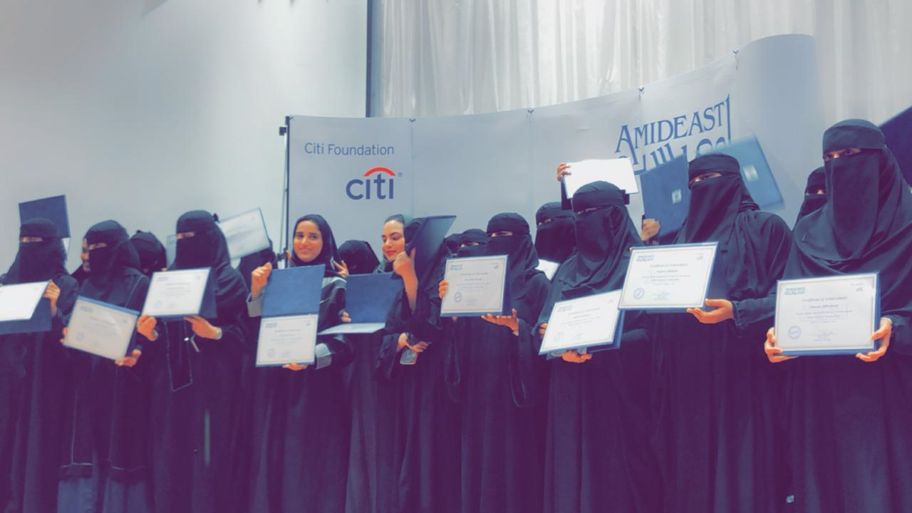 Participants marking their completion of the first round of the Skills for Success Employability Program