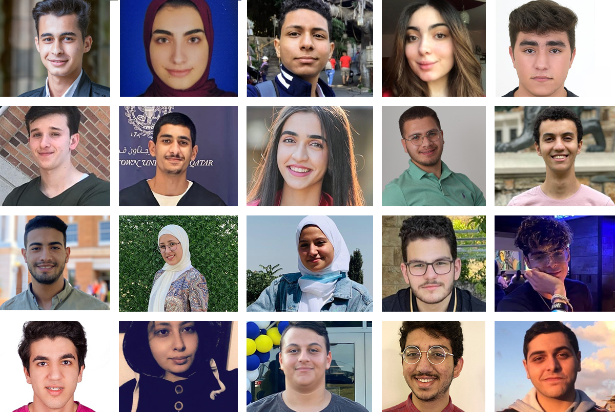 Collage of the Hope Fund Students