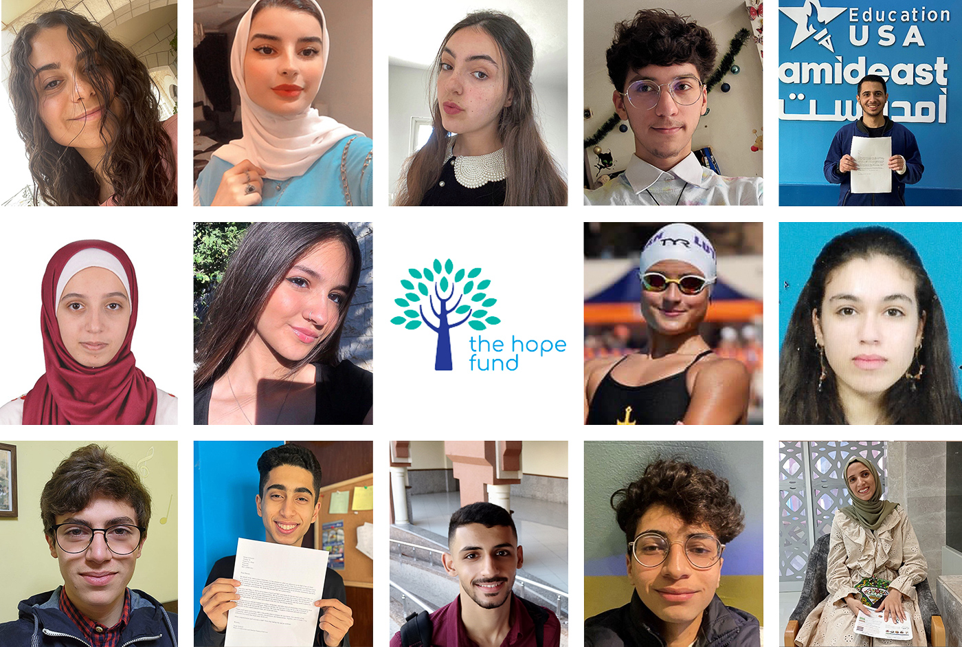 شاركونا الترحيب بـ 14 من طلبة صندوق الأمل مع بداية برامجهم الجامعية لهذه السنة الأكاديمية في الكليات والجامعات في جميع أنحاء الولايات المتحدة!