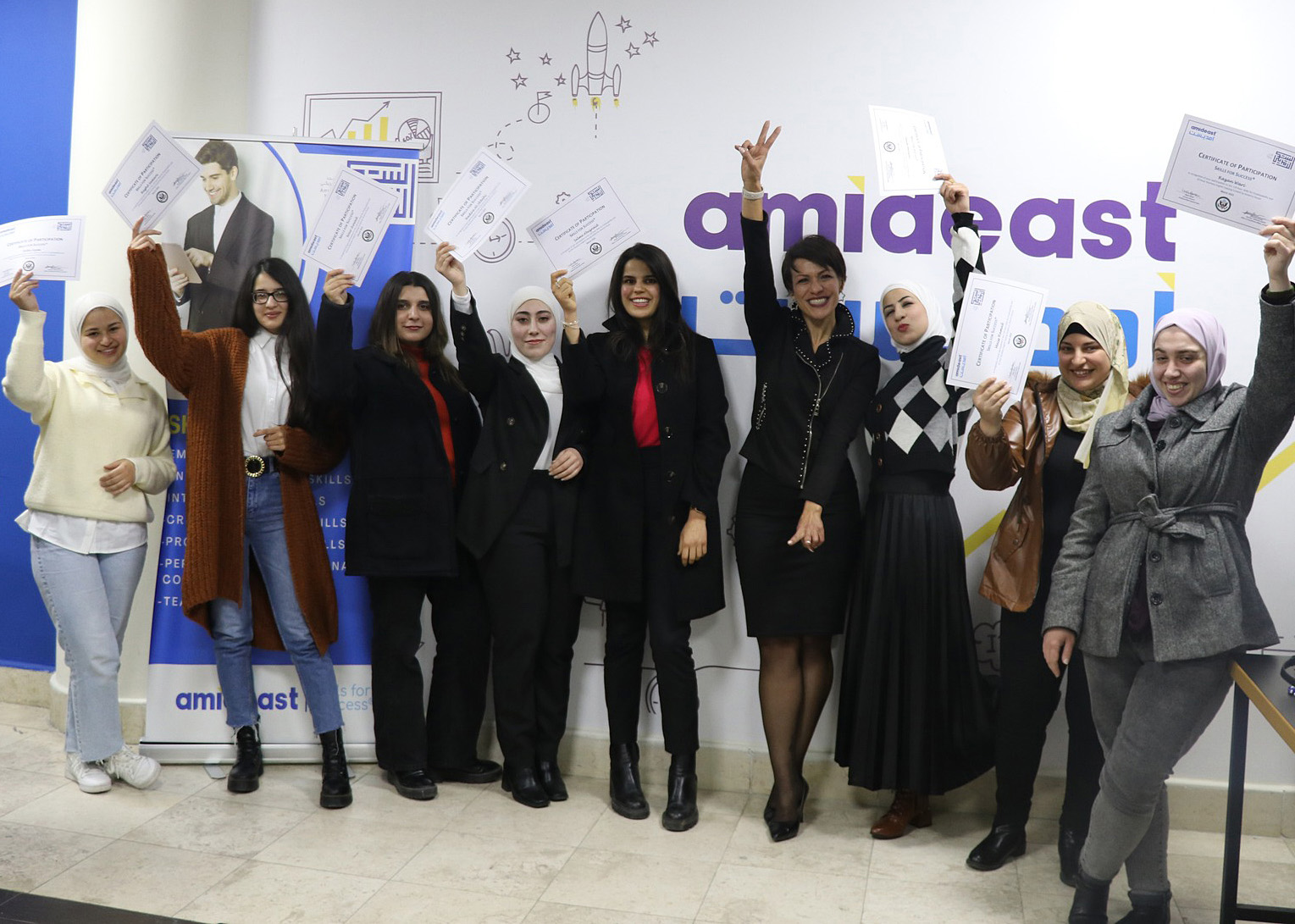 Women Skills for Success Graduates in the West Bank