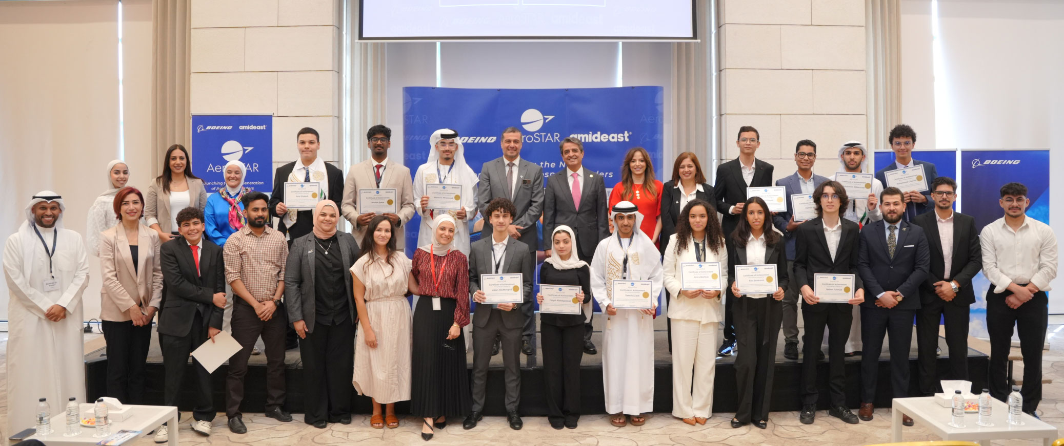 Aerostar program graduates group photo