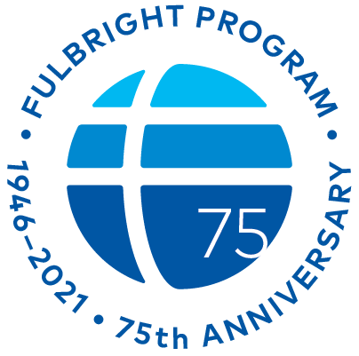 Fulbright 75th Anniversary logo