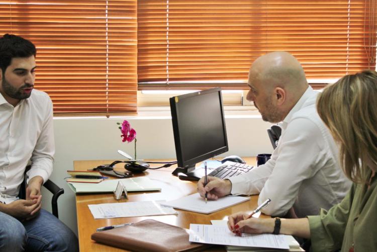Legal consultation session for one of our alumnus