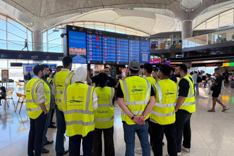 Queen Alia International Airport field visit