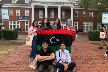 Libyan YES students