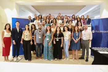 Group Photo with people standing up. 