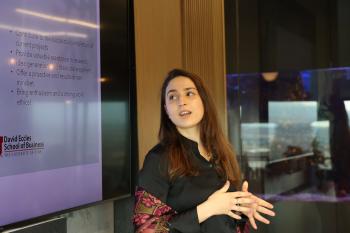 Zeineb is a 2024 Fulbright Foreign Student from Tunisia pursuing a Master of Business Administration at the University of Utah.