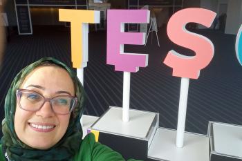 Mariam posing for a selfie